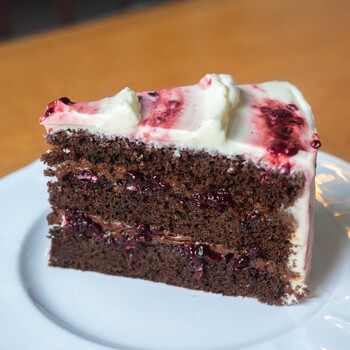 Blackberry Forest Cake (slice)